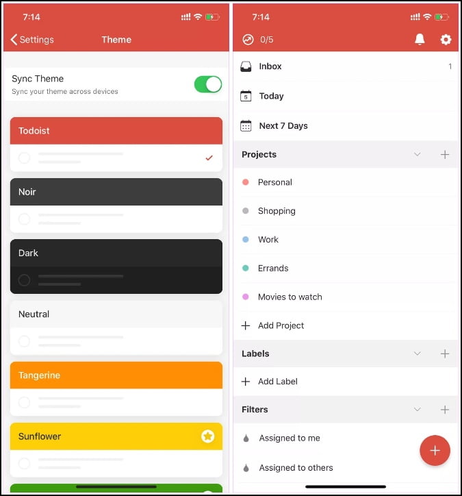 Todoist home page